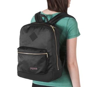 Jansport Super FX Gym Backpack Black & Gold